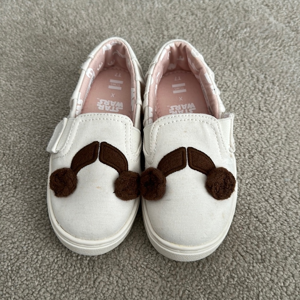 Toms | Star Wars Princess Leia Toddler Slip-ons NWOT